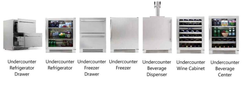 TRUE Undercounter Refrigerators