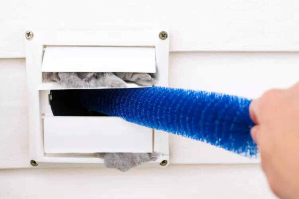 how to clean outside dryer vent