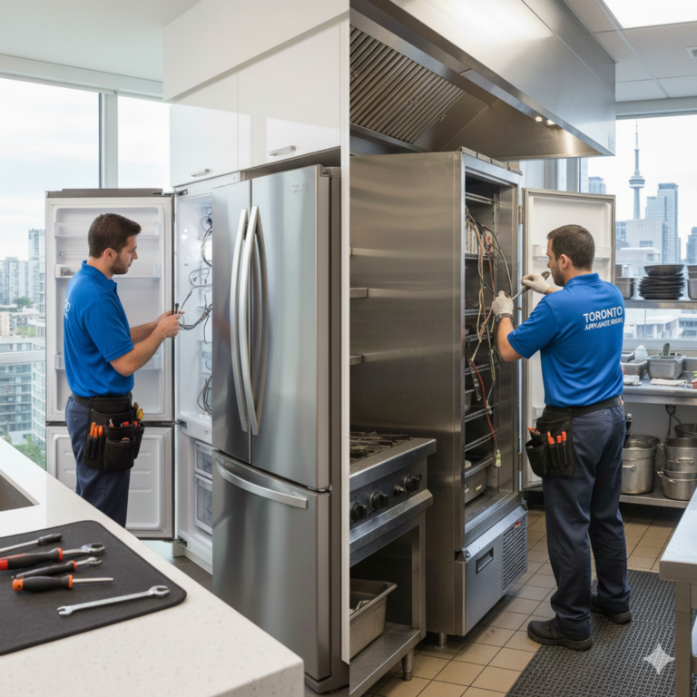 Commercial vs Residential Appliance Repairs in Toronto: What You Need to Know